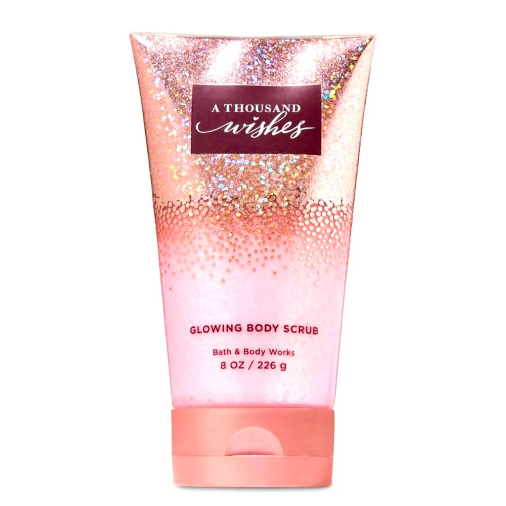 🆕 BATH & BODY WORKS glowing body scrub - One Thousand Wishes fragrance - NEW